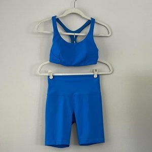 Lululemon WUNDER TRAIN HIGH-RISE SHORT 8"", Blue